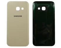 Задняя крышка Samsung A320F A3 (2017) золото 1кл