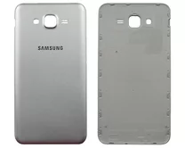 Задняя крышка Samsung J701F J7 Neo серебро 1кл