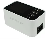 Зарядная станция CDA-30 c дисплеем 3 USB + 1 Type-C