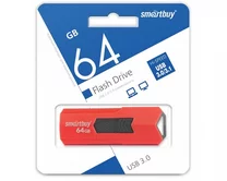 USB Flash 3.0 SmartBuy STREAM 64GB красный