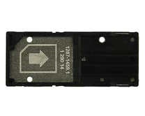 Держатель SIM Sony C3 D2503/D2503/D2533 (1 SIM) черный 1кл