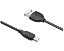 Кабель Borofone BX19 microUSB - USB черный, 1м