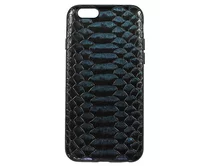 Чехол iPhone 6/6S Leather Reptile (синий)