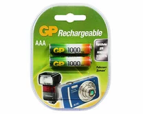 Аккумулятор AAA GP HR03 2-BL 1000mAh (1упак)