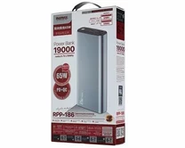 Внешний АКБ 19000 mAh Remax RPP-186 65W черный