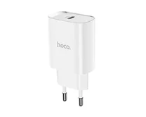 СЗУ-1USB-C Hoco N14, PD 20W, белый