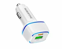 АЗУ-1USB + 1USB-C Borofone BZ14A, PD20W+QC3.0, белый