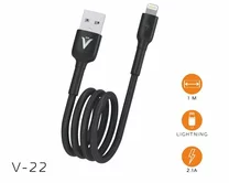 Кабель GSM Lightning - USB V-22 черный