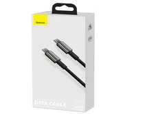 Кабель Baseus Tungsten Gold Fast Charging Data Cable Type-C-Type-C 100W черный, 1м