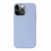 Чехол iPhone 13 Liquid Silicone FULL (лиловый)