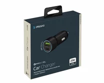 АЗУ-1USB + USB-C PD 3.0, QC 3.0, 20W, черный, Deppa, 11298