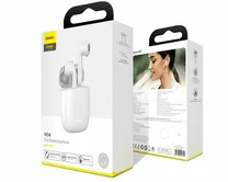 Bluetooth стереогарнитура Baseus Encok True Wireless Earphones W04 белая