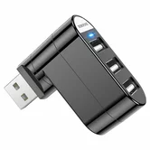 USB HUB Borofone DH3 (3 порта USB) черный