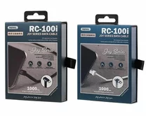 Кабель Remax RC-100i Lightning - USB белый, 1м