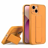 Чехол iPhone 13 Pro Max Sunny Leather+Stander (золотой)