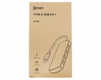 Type-C HUB Kstati mate8 8 в 1 серый