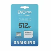 Карта памяти MicroSD Samsung Evo Plus 512GB cl10 UHS-I U3 + SD