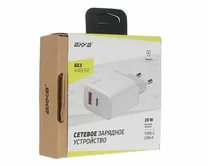 СЗУ-1USB + USB-C Axxa PD 3.0, QC 3.0, 20W, белый