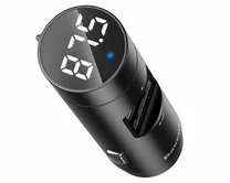 АЗУ-2USB Baseus Energy Column Car Wireless MP3 Charger серый