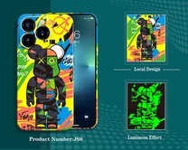 Чехол iPhone XR LUXO Kaws (J86)