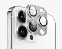 Защ. накладка на камеру iPhone 12 Pro 3D серебристая