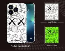 Чехол iPhone 14 Pro LUXO Kaws (KS-24)