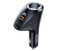 Разветвитель прикуривателя Remax RCC339 1USB,2USB-C, 1 выход АЗУ