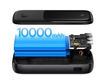 Внешний АКБ 10000 mAh Baseus Q pow Pro Digital Display 3A черный