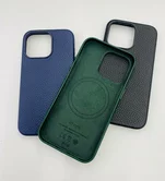 Чехол iPhone 13 Classic Leather (черный)