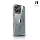 Чехол iPhone 14 Pro Max NY Matte MagSafe (серый)
