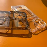 Чехол Redmi 14C/ POCO C75 TPU CardHolder (прозрачный черный)